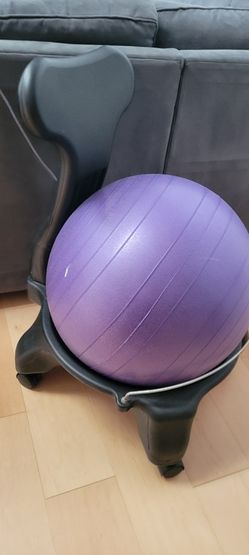 Yoga ball Chair And Table