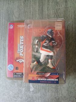 Denver Broncos Clinton Portis Figure