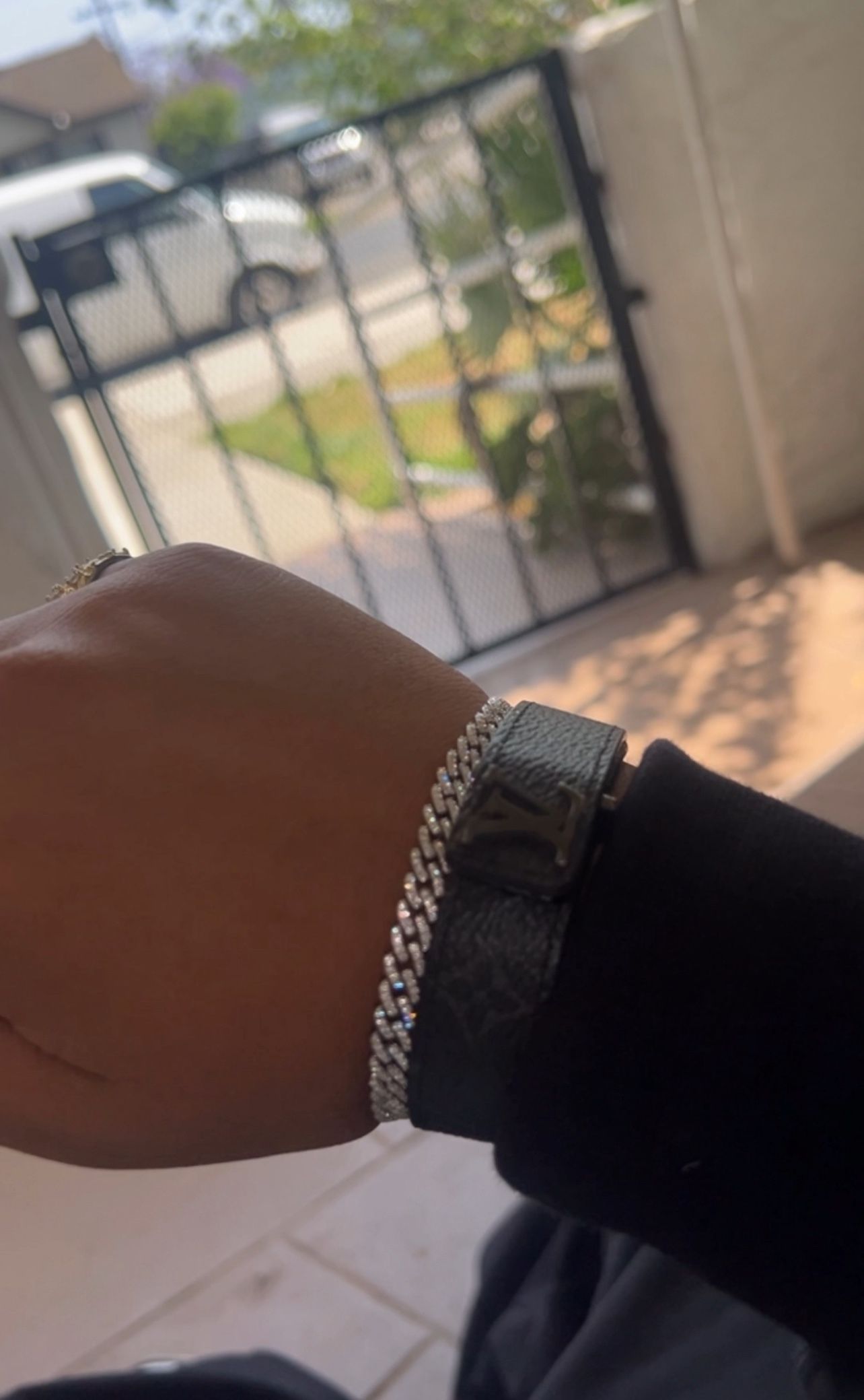 s925 silver 7.5 Cuban Bracelet passes diamond tester