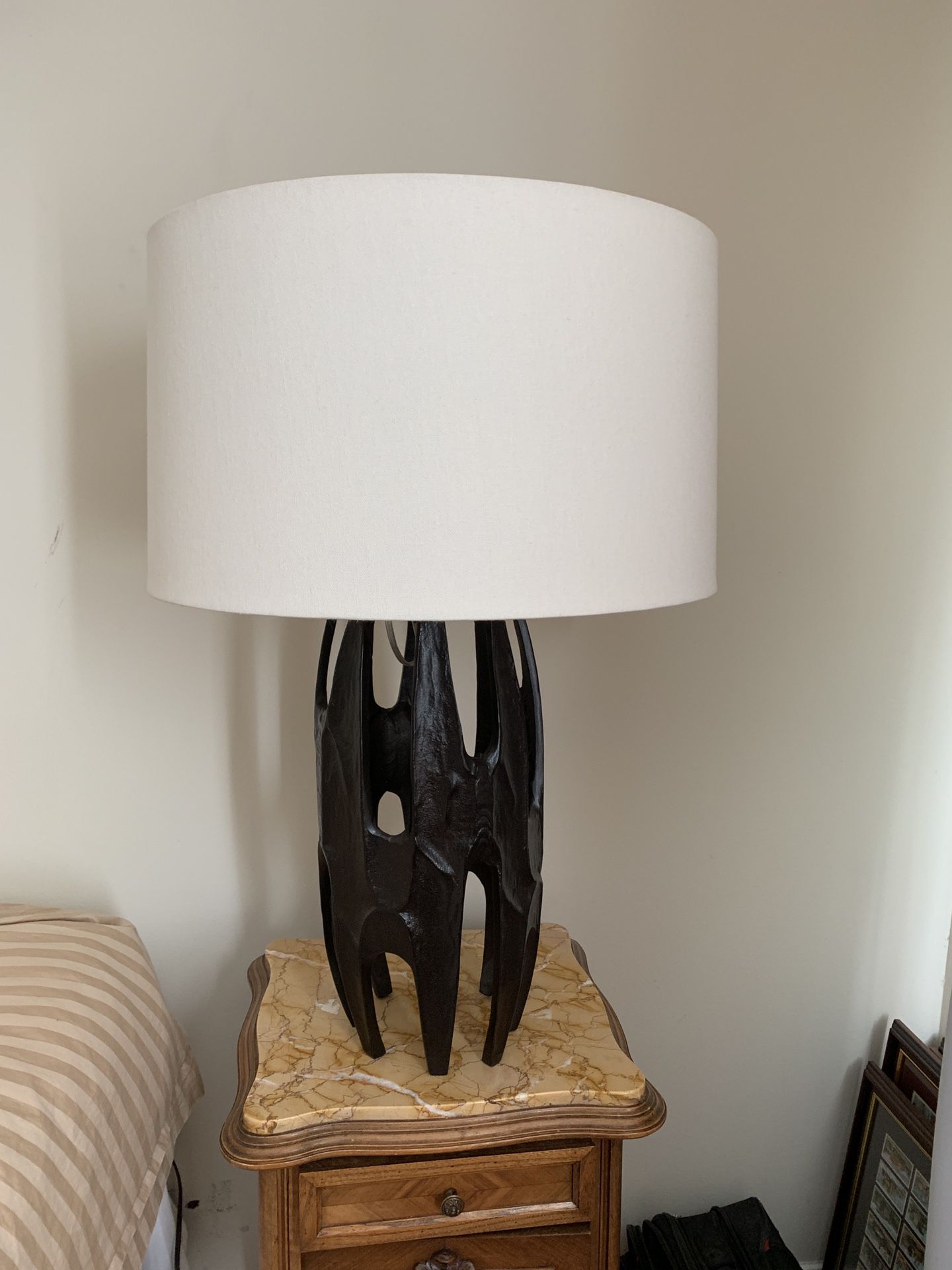 African inspired designer table lamp