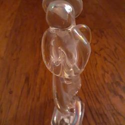 GORGEOUS Fenton Iridescent Art Glass 8" Angel Figurine.