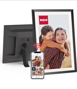 RCA 10.1” WiFi Digital Picture Frame, Electronic Photo Frames 32GB Storage, HD IPS Touch Screen WiFi Frame/Auto Rotate/Wall Mounted, Easy Setup