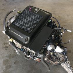 2006-2012 JDM MAZDA SPEED 3 L3 VDT 2.3L TURBO ENGINE 6 SPEED MANUAL TRANS MZR