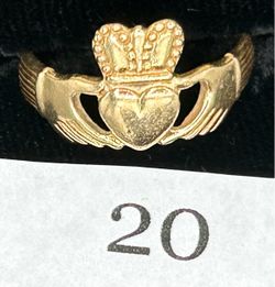 Irish Tradition ring - 14K gold