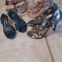 Women's Sandals, Wedges And High Heel Shoes Size 7