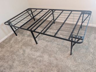 Single bed frame and mattress for $80