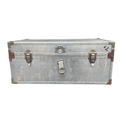 Industrial WW2 Aviation Footlocker Trunk 441st Counter Intelligence Corps CIC