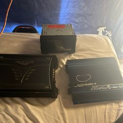 Car System Head Unit Amp And Kicker