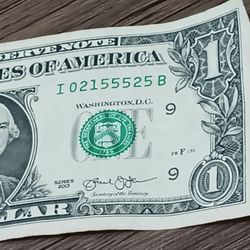 This One Is A Very Extremely RARE One Dollar Bill With 4 LUCKY VERY VALUABLE WORTH LOTS OF MONEY 