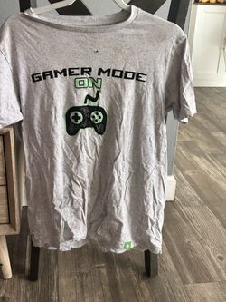 White shirt with design size S