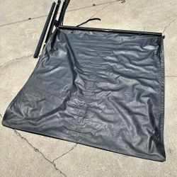 Tonneau Soft Roll Cover Up For Short Bed Truck 67"