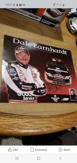 Autographed 8×10 Hero Card(Dale Earnhardt)