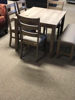 Gorgeous real solid wood dining room furniture set