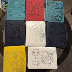 Custom Engraved TCG Binders featuring Pokemon