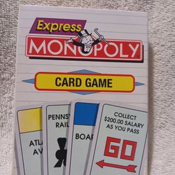 Vintage express Monopoly travel board card game