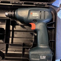 Black & Decker Electric Drill 6 V No Charger