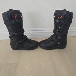 Alpinestars Tech 3 moto boots size 12 Junior