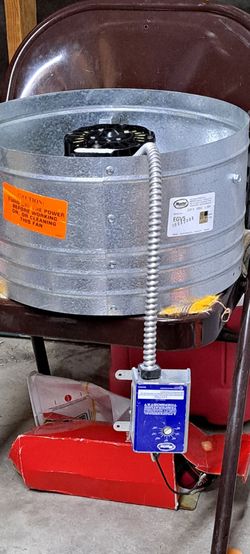 Master flow attic fan 15in.  with thermostat