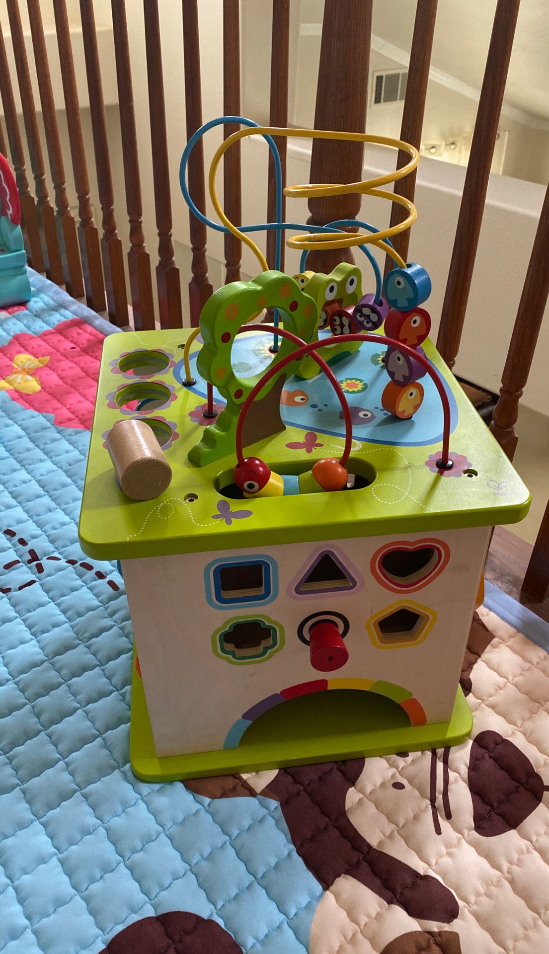 Kids activity wood toy