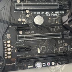 I7 8700 + maximus X Hero Motherboard (Free Fan And Cooler) 