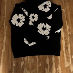 Denim Tears Black And White Hoodie