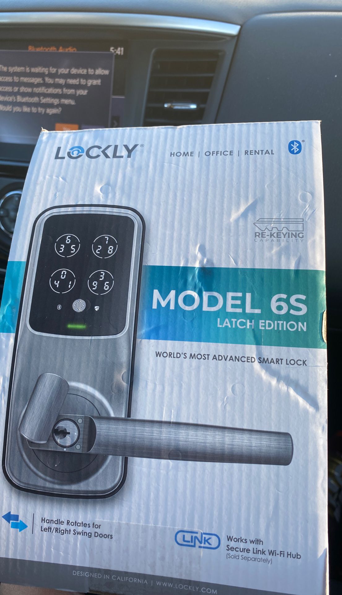 LOCKLY ; HOME | OFFICE | RENTAL / MODEL 6S LATCH EDITION ; World’s Most Advanced Smart Lock