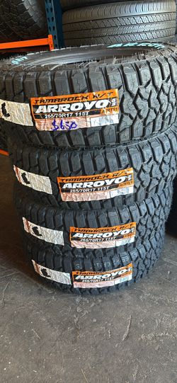 New 265/70/17 Arroyo R/t tires