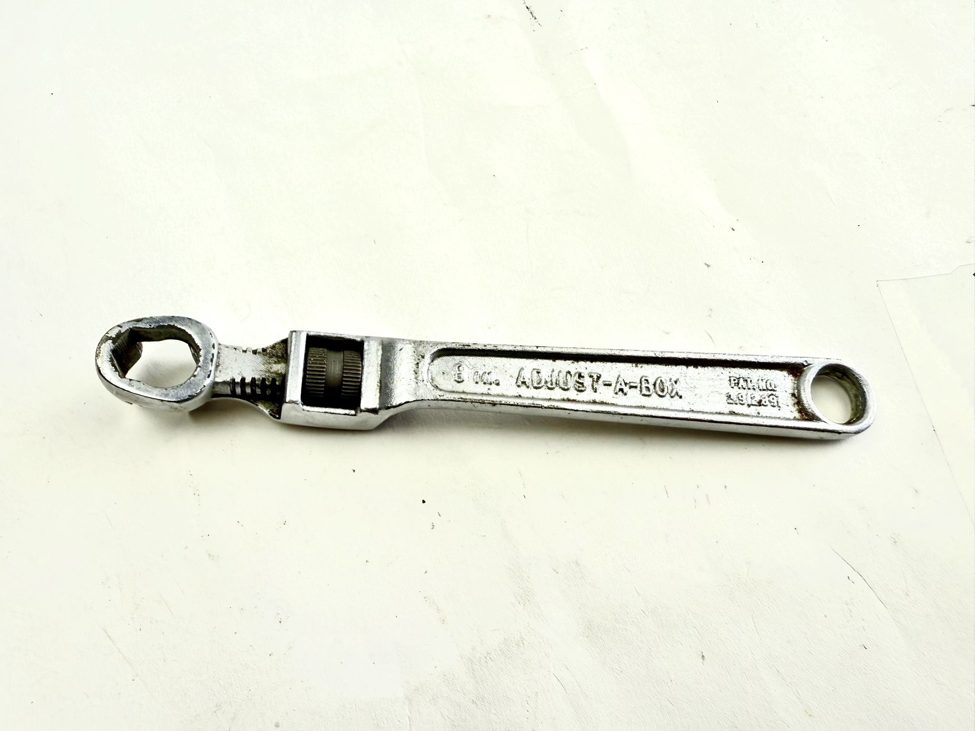 Vintage Adjust-A-Box 8” Adjustable Wrench MFD Made In USA