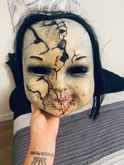 Creepy Doll Halloween Costume Mask