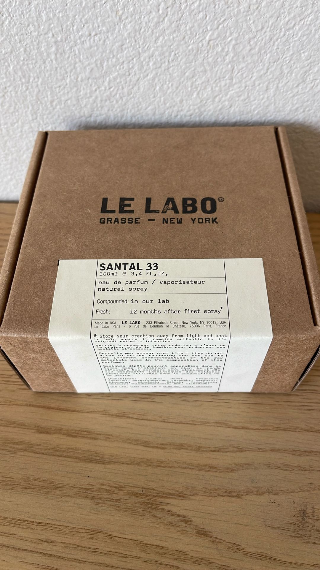 Le Labo Perfume