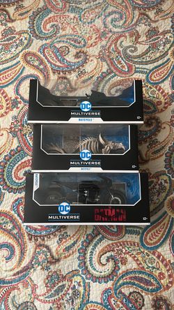 DC Multiverse Batcycle 3-Pack