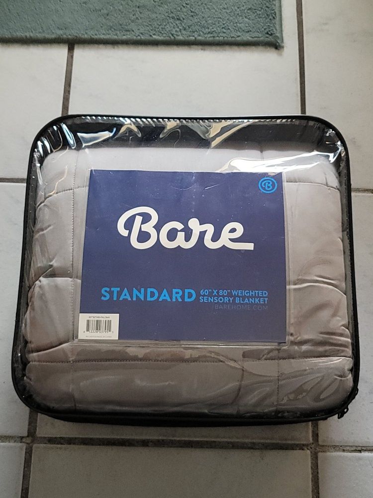 Bare Home Weighted Blanket 17Lb Heavy Blanket Standard Size For Sleeping