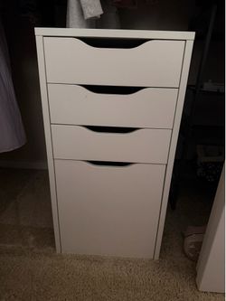Drawer unit. Drop File Storage. White. IKEA