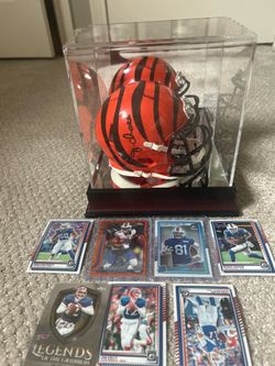 Jamar Chase Signed Helmet