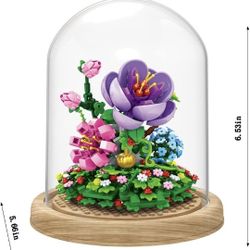 Mini Brick Flower In Container 