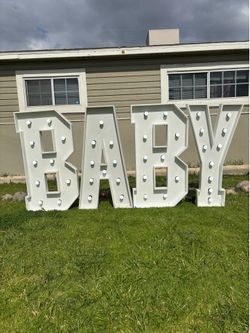 BABY Marquee Letters
