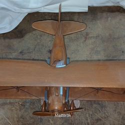Old Wooded Plane Display 