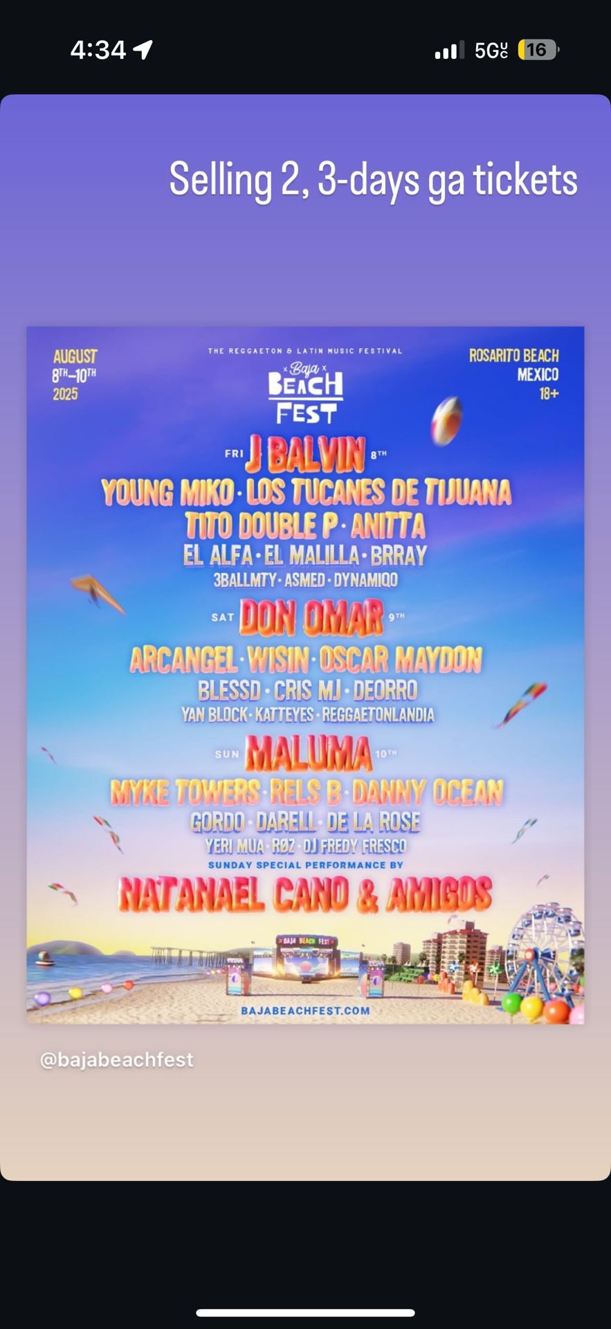 Baja Fest Tickets