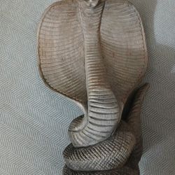 Cobra De Madera tallada