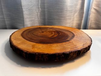 Crate & Barrel Acacia Wedge Server