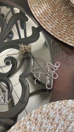 Silver-Tone Chain Necklaces Lot