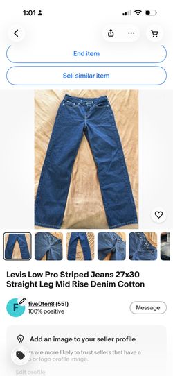 Levi’s 27x30 pinstripe