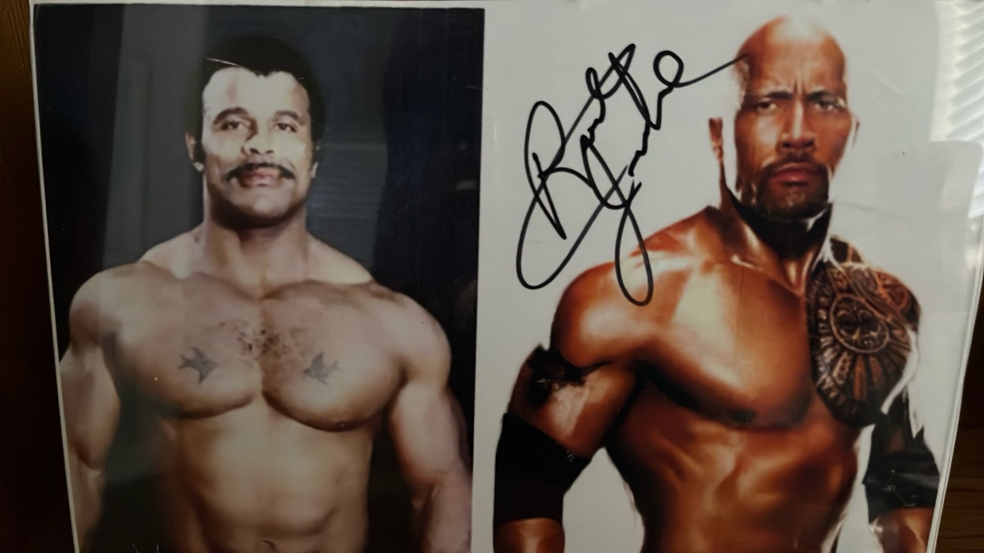 Rocky Johnson autograph