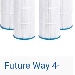 Future Way 4-Pack C3030 Pool Filter Cartridges Replacement for Hayward Swim Clear C580E, C3030, C3025, C3020, Replace Pleatco PA81, Hayward CX580XRE, 