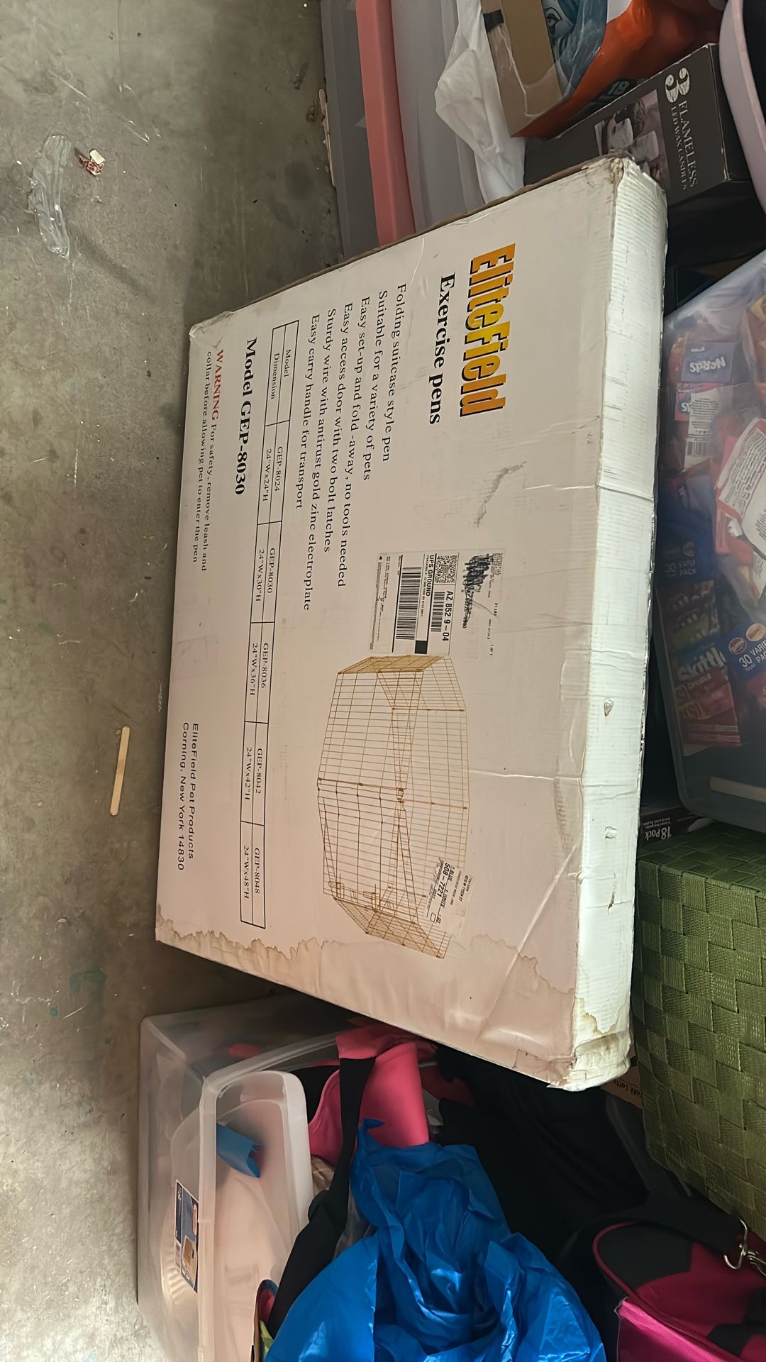 Animal Exercise Pen With Two Bolt Latches