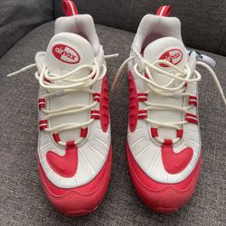 Nike Air Max 98 University Red And White