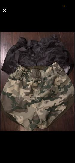 Camo athletic shorts
