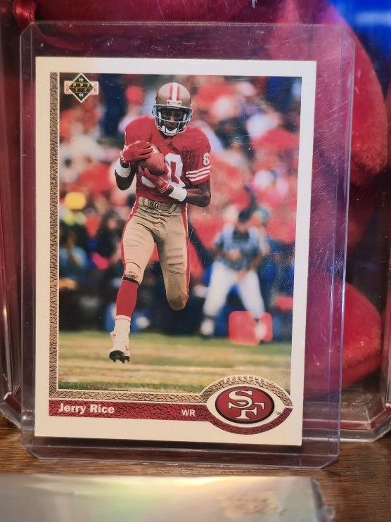 1991 Jerry Rice Upper Deck Football Card #57 Mint condition.