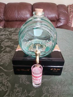 Glass Barrel for drinks-Vodka, Whiskey