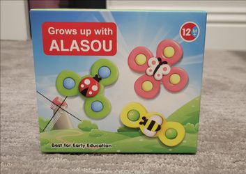 Grows Up with Alasou - Suction Cup Spinners